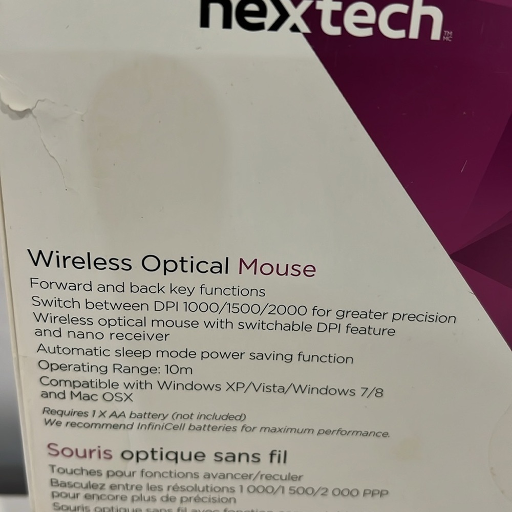 Nexxtech Wireless Optical Mouse - Picture 4 of 5